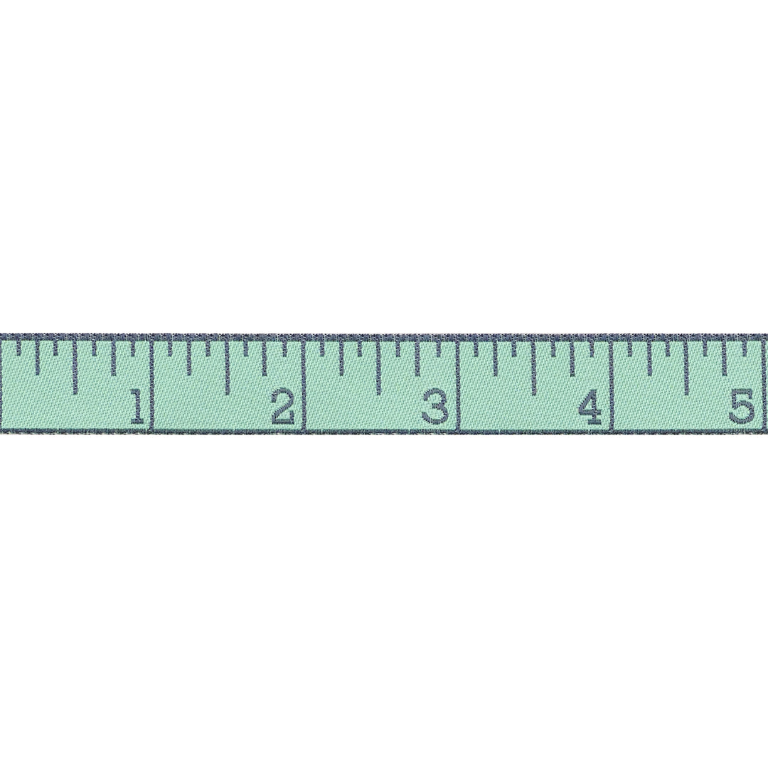 True Colors 2025 - Measure Twice in Rainy Day - 5/8" width - by Tula Pink - 15 Yard Spool