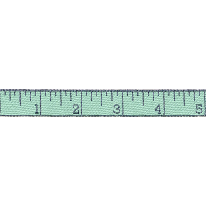 True Colors 2025 - Measure Twice in Rainy Day - 5/8" width - by Tula Pink - 15 Yard Spool