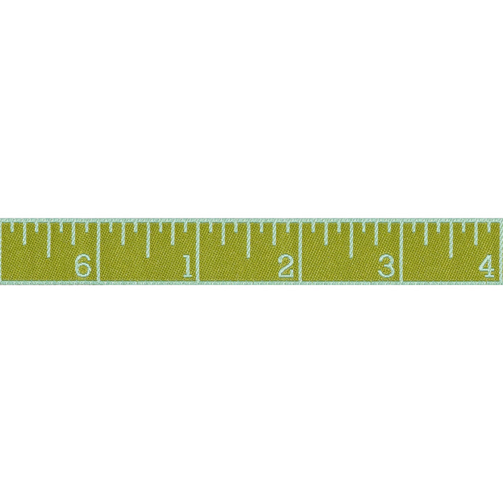 True Colors 2025 - Measure Twice in Mojito - 5/8" width - by Tula Pink - 15 Yard Spool