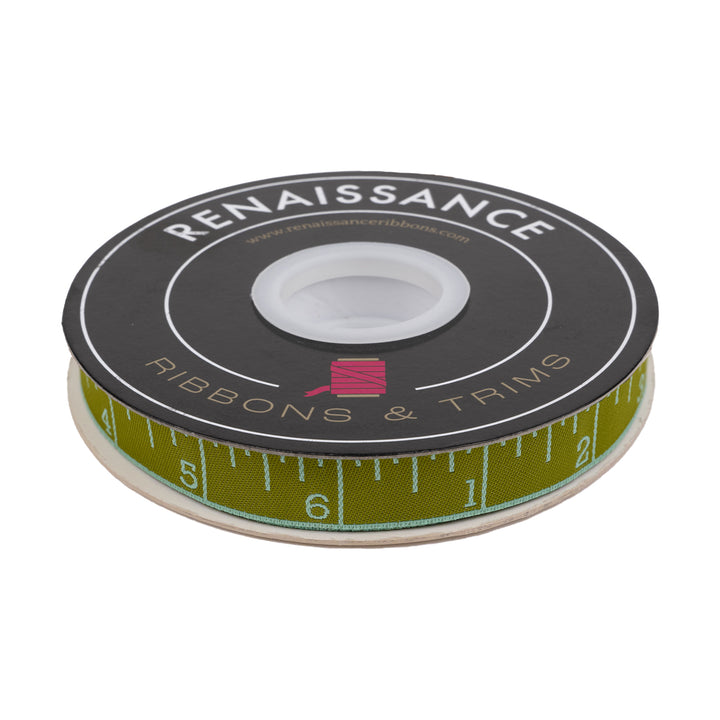 True Colors 2025 - Measure Twice in Mojito - 5/8" width - by Tula Pink - 15 Yard Spool