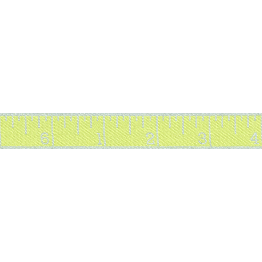 True Colors 2025 - Measure Twice in Lightning Bug - 5/8" width - by Tula Pink - 15 Yard Spool