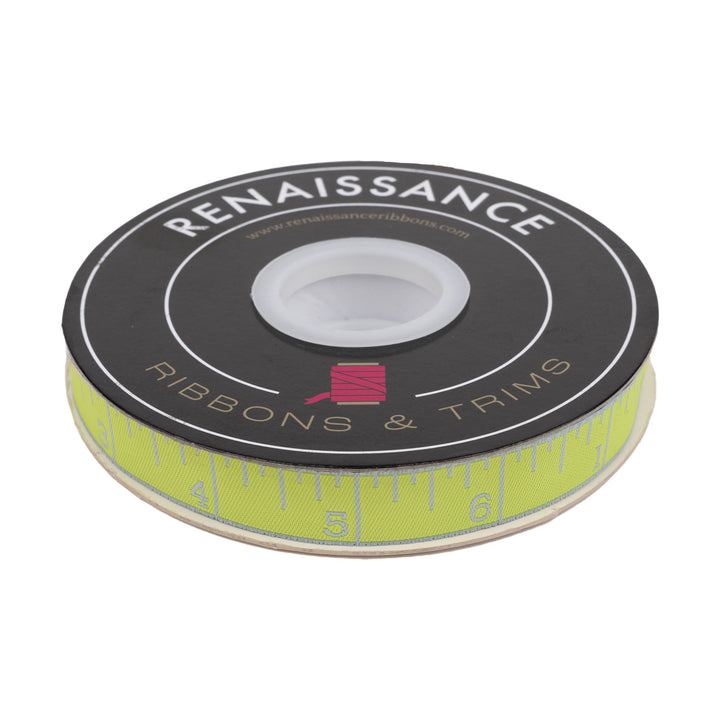 True Colors 2025 - Measure Twice in Lightning Bug - 5/8" width - by Tula Pink - 15 Yard Spool