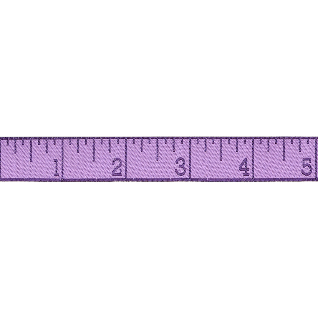 True Colors 2025 - Measure Twice in Foxglove - 5/8" width - by Tula Pink - 15 Yard Spool