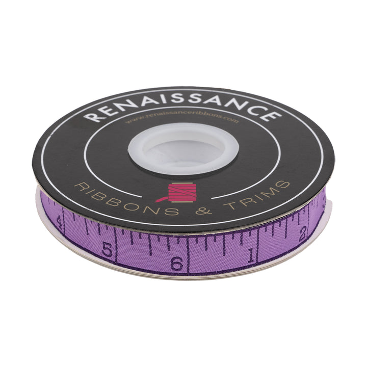 True Colors 2025 - Measure Twice in Foxglove - 5/8" width - by Tula Pink - 15 Yard Spool
