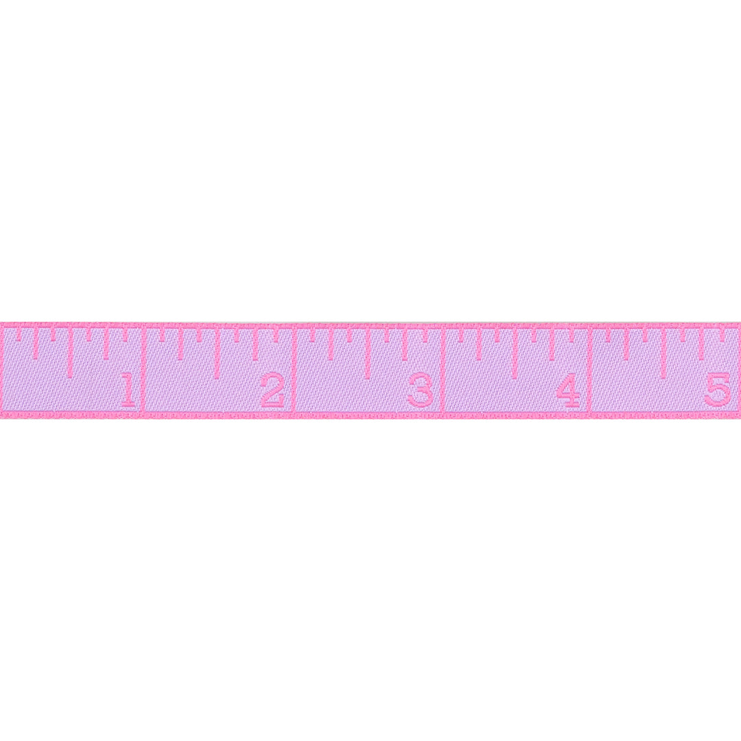 True Colors 2025 - Measure Twice in Bougainvillea - 5/8" width - by Tula Pink - 15 Yard Spool