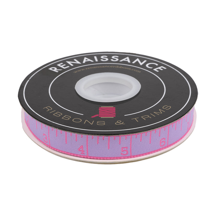 True Colors 2025 - Measure Twice in Bougainvillea - 5/8" width - by Tula Pink - 15 Yard Spool