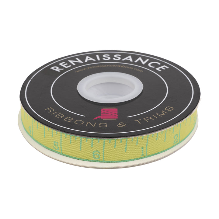 True Colors 2025 - Measure Twice in Lemon Zest - 5/8" width - by Tula Pink - 15 Yard Spool