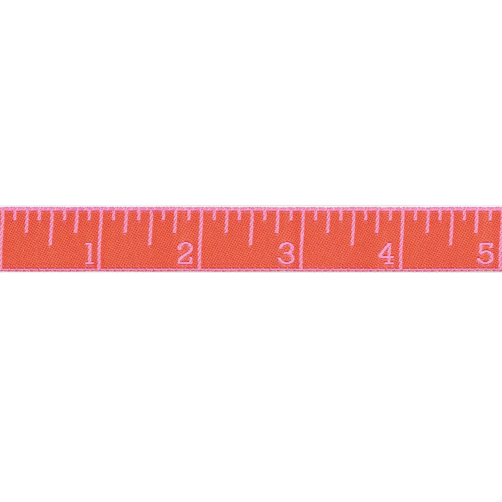 True Colors 2025 - Measure Twice in Sweet Tomato - 5/8" width - by Tula Pink - 15 Yard Spool