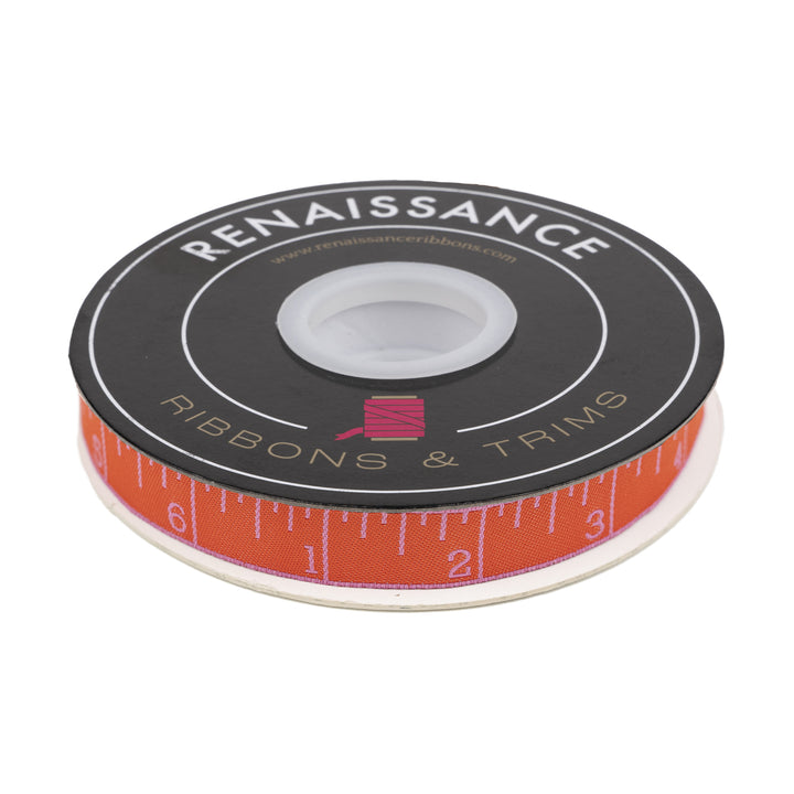 True Colors 2025 - Measure Twice in Sweet Tomato - 5/8" width - by Tula Pink - 15 Yard Spool