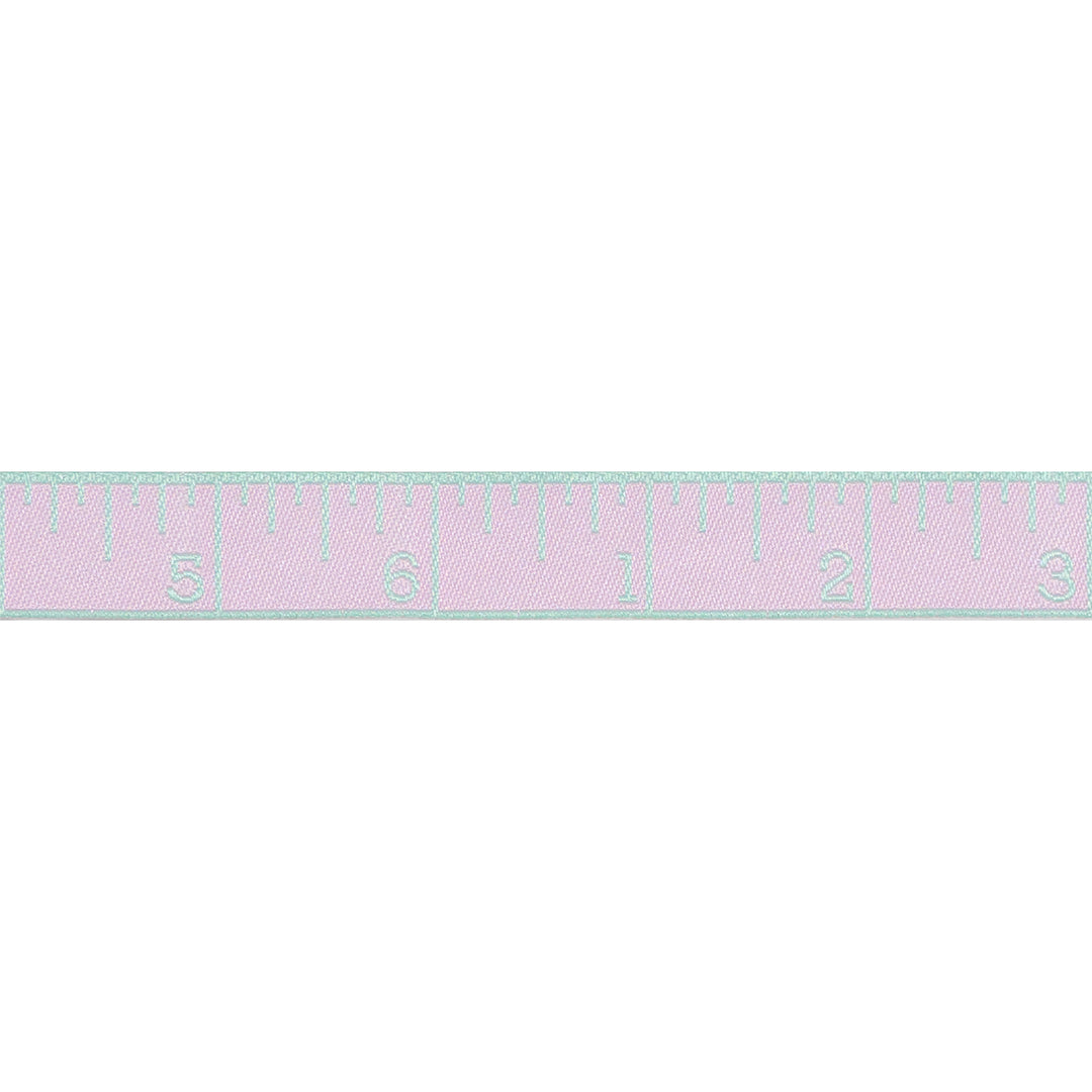 True Colors 2025 - Measure Twice in Piglet - 5/8" width - by Tula Pink - 15 Yard Spool