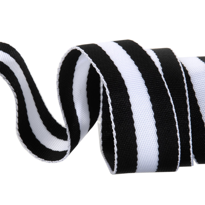 2yd Black/White - 1.5" Nylon Webbing - by Tula Pink - PRO 6pk