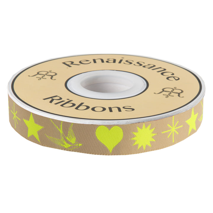 Fairy Flakes Moonbeam-Neon 7/8"- Tula Pink Everglow