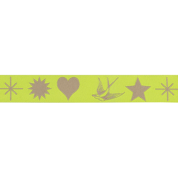 Fairy Flakes Moonbeam-Neon 7/8"- Tula Pink Everglow