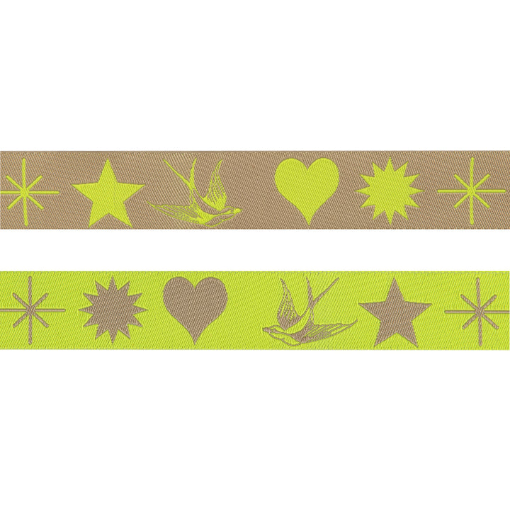Fairy Flakes Moonbeam-Neon 7/8"- Tula Pink Everglow