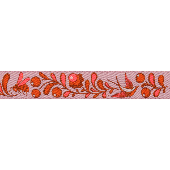 Birds &amp; Bees Cosmic-Pink 7/8"- Tula Pink Everglow