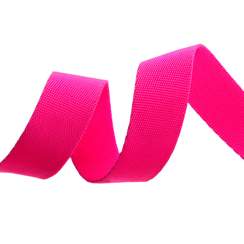 Cosmic/Pink 1" EverGlow Webbing-Tula Pink - by the spool