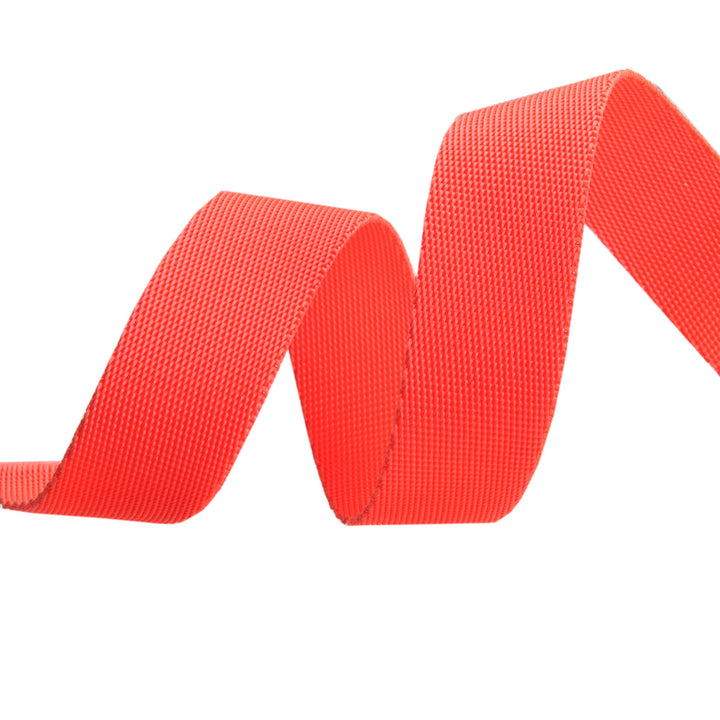 Lunar/Orange - 1" Nylon Webbing - by Tula Pink - 16 Yard Spool