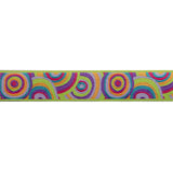 Target in Lime, Purple and Pink- 7/8" by Kaffe Fassett