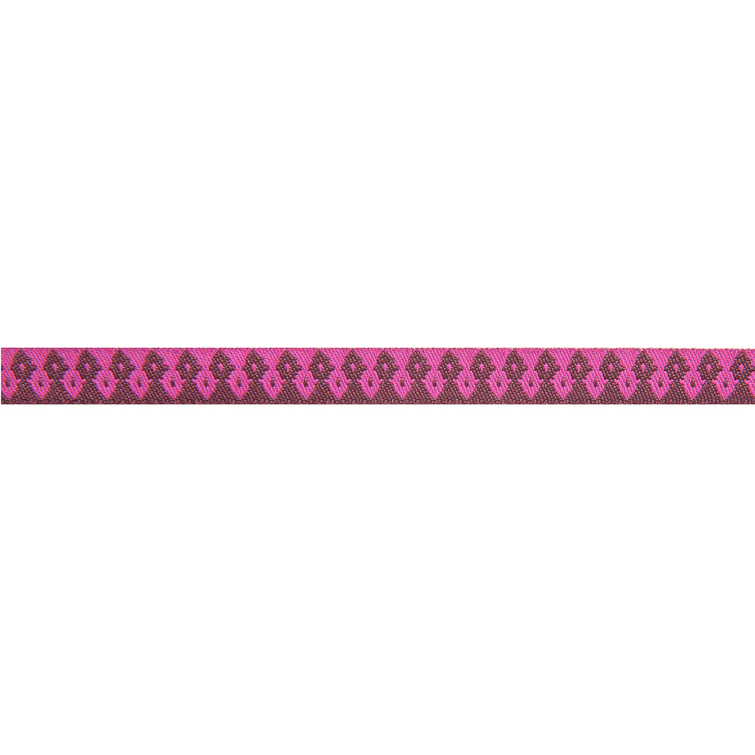 Burgundy on Pink Wanderer ribbon