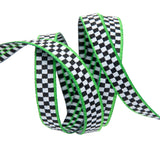 Tiny Checkerboard/Green-Mary Engelbreit -3/8"