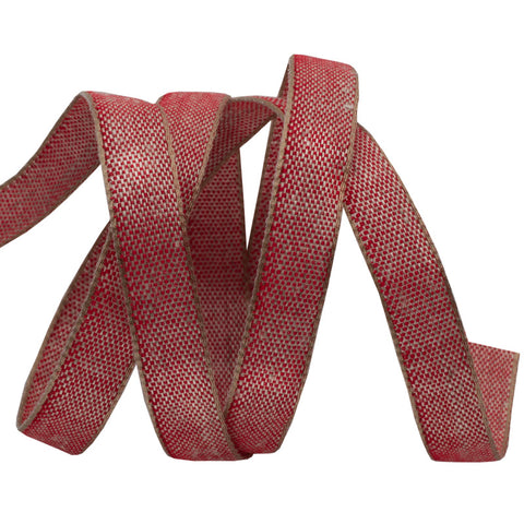 Red Cotton/Linen Tape