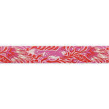 Out Foxed Pink 7/8"-Glimmer Tula Pink Tiny Beasts