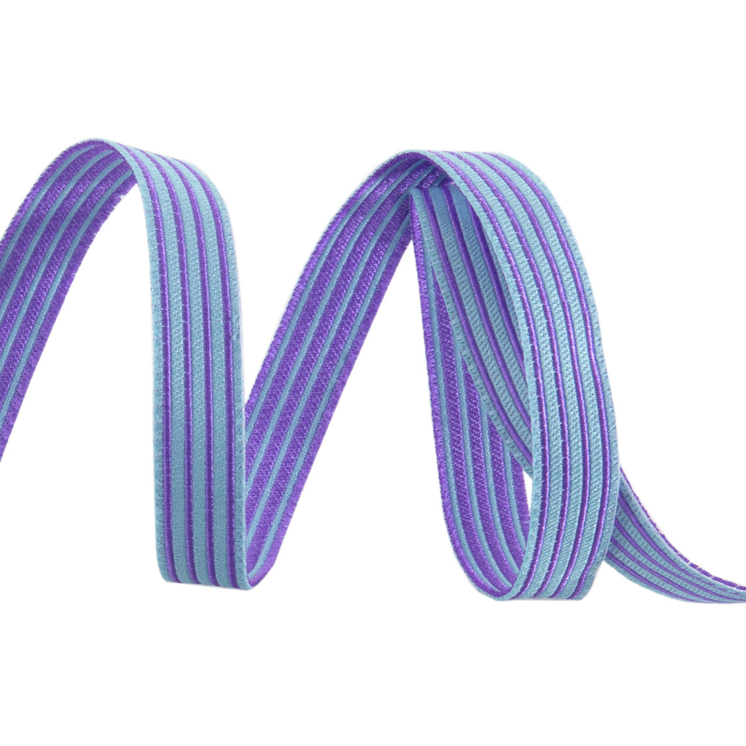 Stripes Misty 3/8"-Tula Pink Strips and Dots