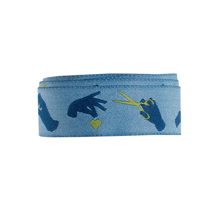 Busy Fingers, Noon Blue-Tula Pink-7/8"