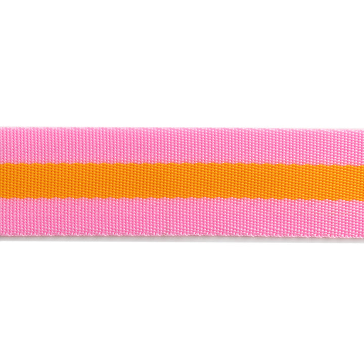 Pink and Orange - 1.5" Nylon Webbing - by Tula Pink - 16 Yard Spool