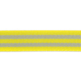 Grey/Neon Yellow- 1"- Tula Pink Webbing