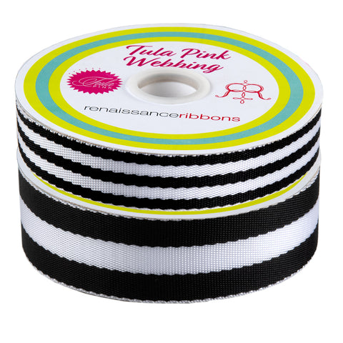 Black and White Webbing 16yd Bundle by Tula Pink